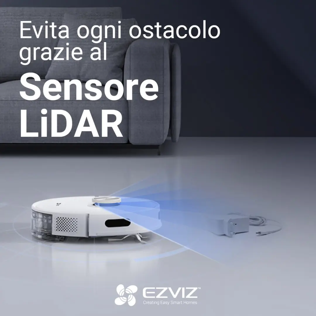 EZVIZ RE4 Robotstofzuiger 4000 Pa - Wit