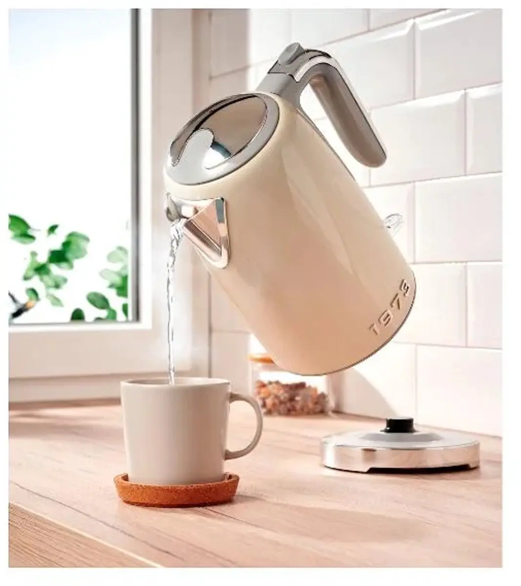 Silvercrest Waterkoker 1,7L 3100W - Crème