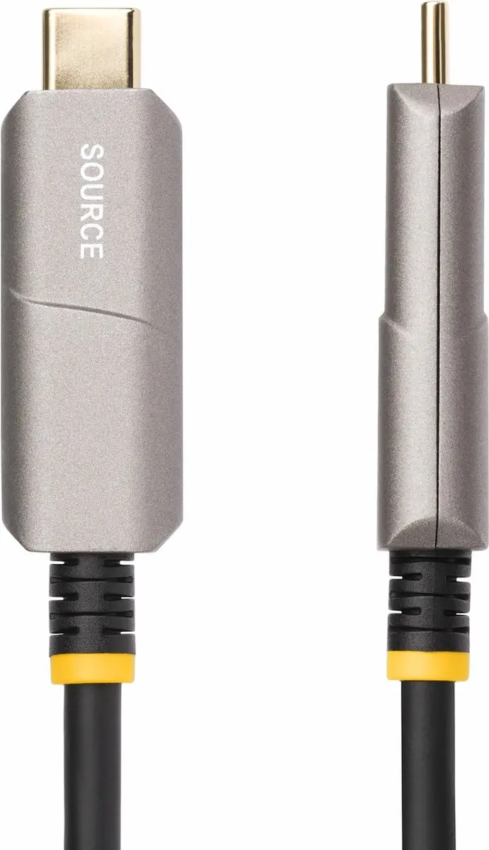 Startech 146B-USBC-HDMI4K-AOC USB-C naar HDMI 2.0 Kabel - 15,2m - 4K 60Hz - Zwart