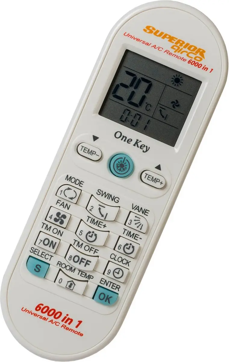 Superior AirCo 6000 IR Afstandsbediening SUP031