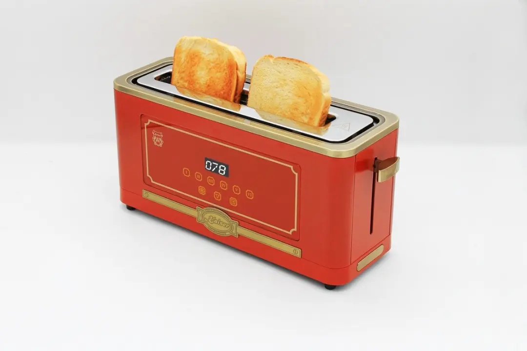 Kaiser T 4000 RotEm Retro Broodrooster - 2 Sandwiches - Bordeaux/Brons