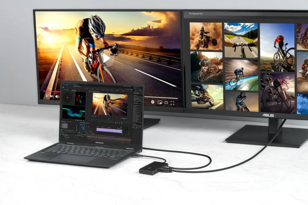 ASUS Dual 4K USB-C Dock DC201 - Zwart