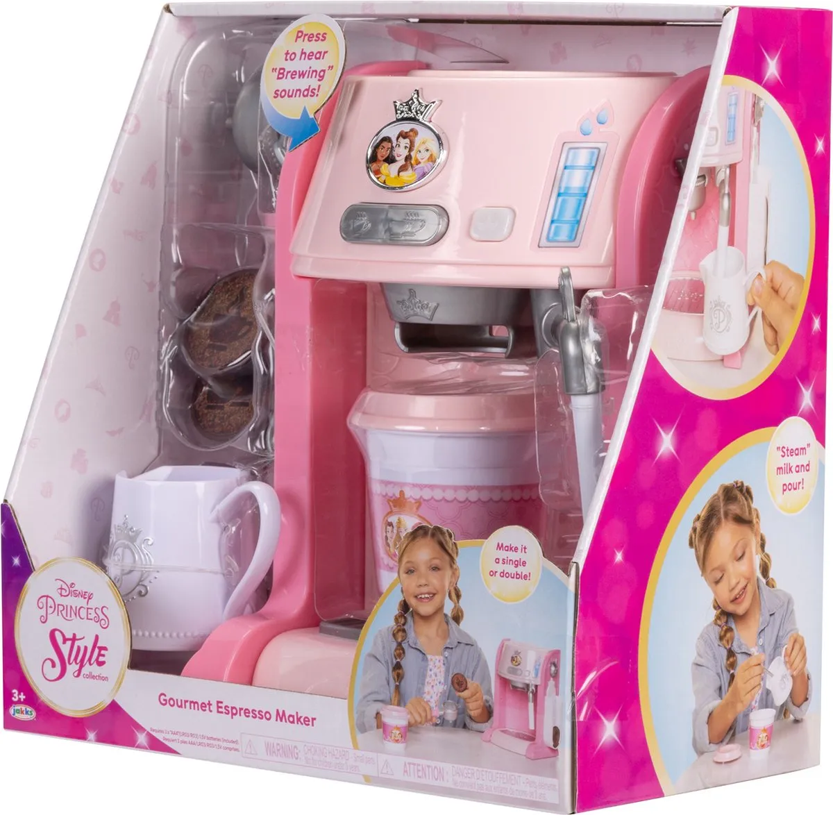 Disney Princess Speelgoed Espressomachine Roze - Multicolor