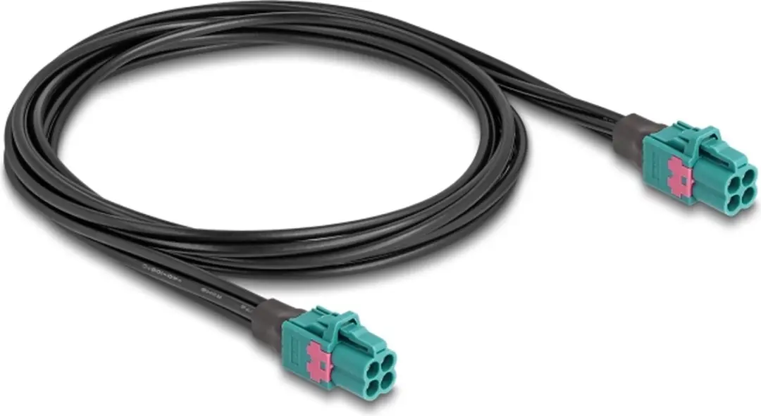 Delock Mini FAKRA Z Kabel Quad - Aqua/Zwart