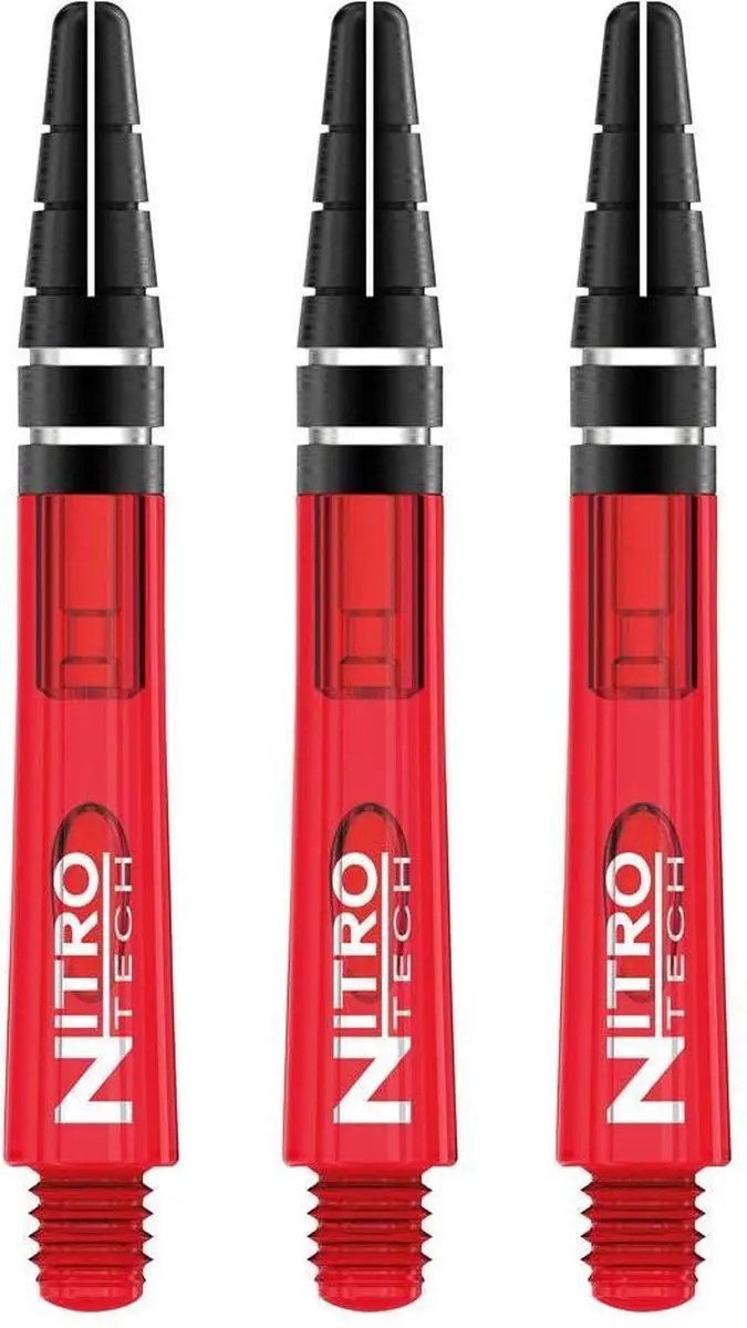 Red Dragon Nitrotech Red TC449 Dart Shafts - 3 Stuks