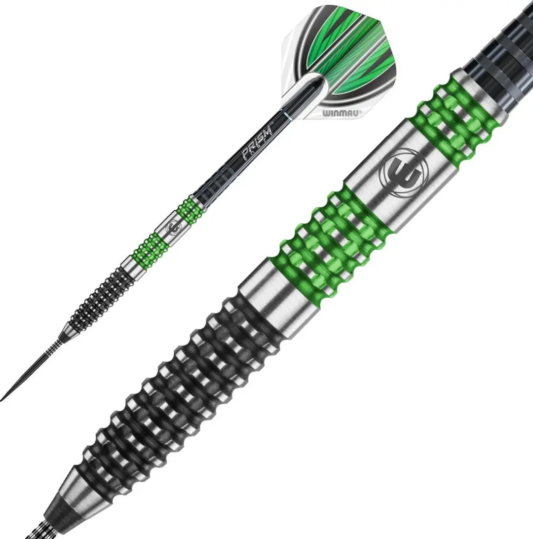 Winmau Daryl Gurney 90% Special Edition Dartpijlen - 3 Stuks - Groen/Zwart