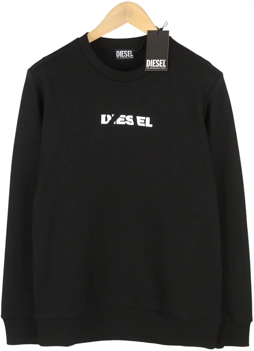 Diesel S-gir 250238 Heren Sweatshirt - M - Zwart