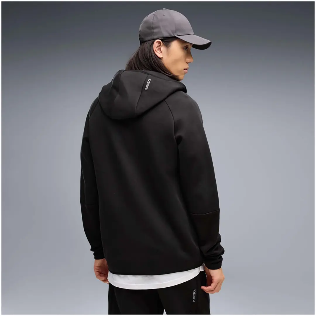 PUMA Pumatech Slim Elevated Full-Zip Hoodie - Zwart L