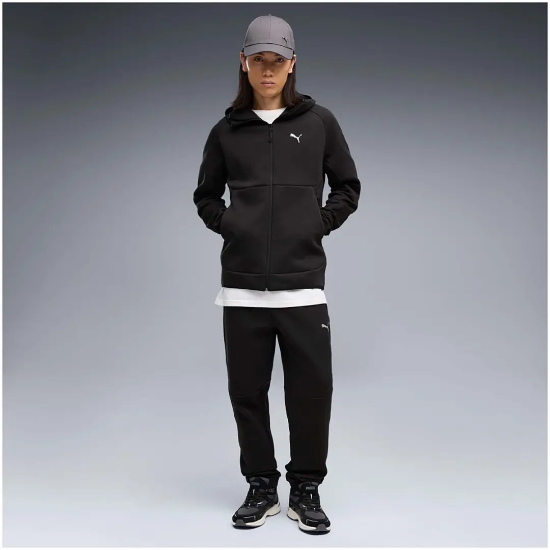 PUMA Pumatech Slim Elevated Full-Zip Hoodie - Zwart L