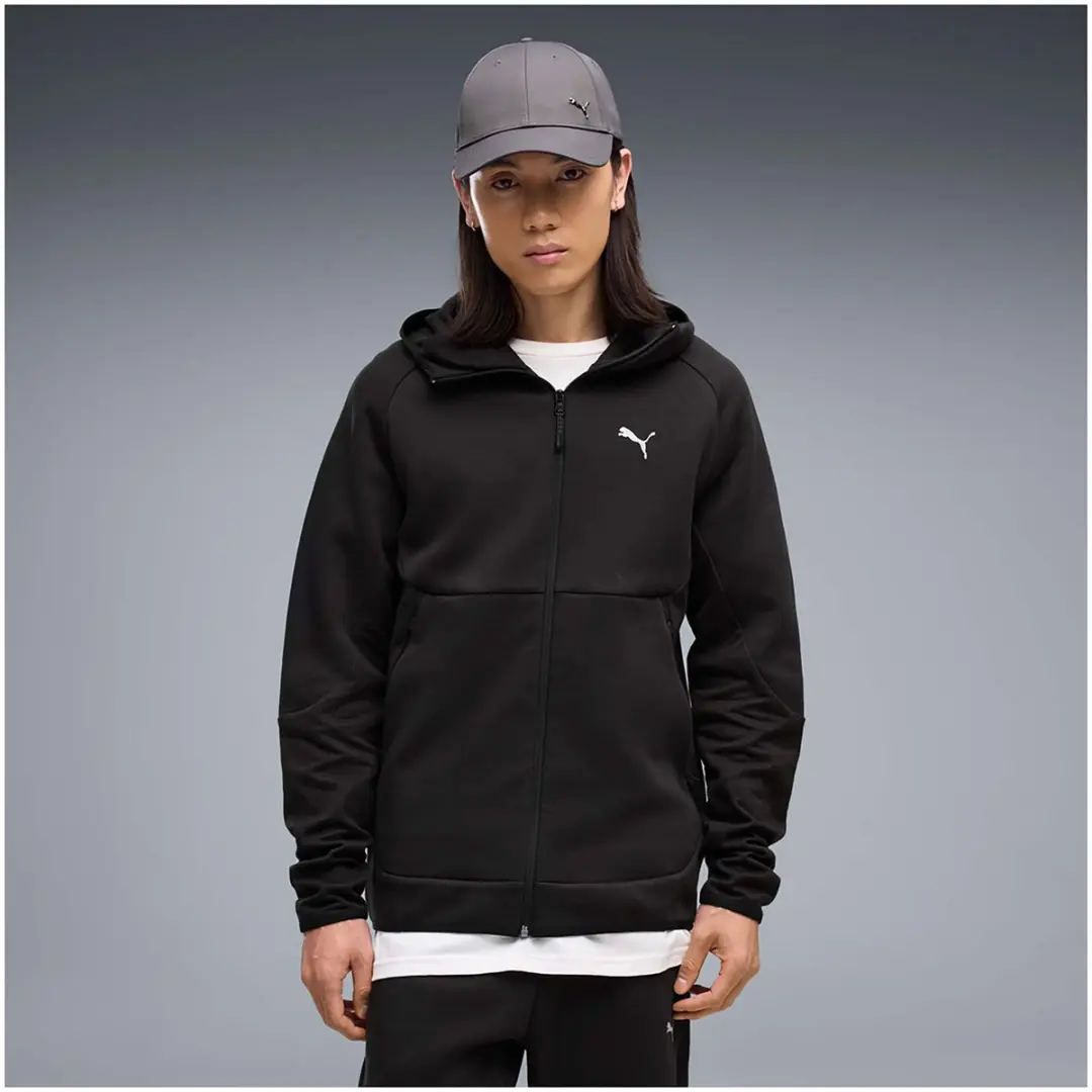 PUMA Pumatech Slim Elevated Full-Zip Hoodie - Zwart L