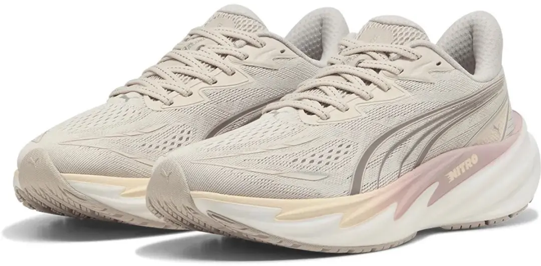 PUMA Velocity Nitro 5 Hardloopschoenen - 40 - Alpine Snow/Misty Pink