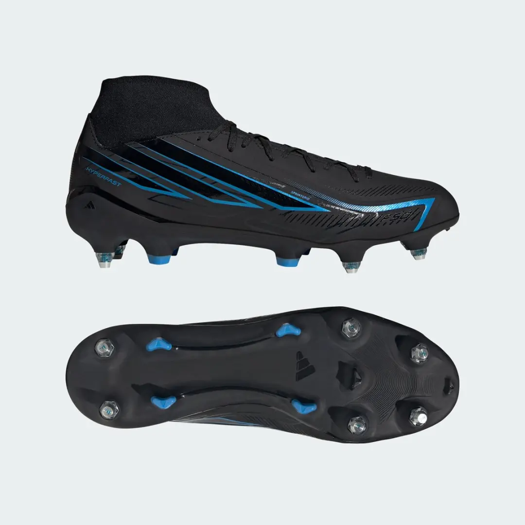 adidas Performance F50 Hyperfast League Voetbalschoenen SG - HQ2376 - Zwart