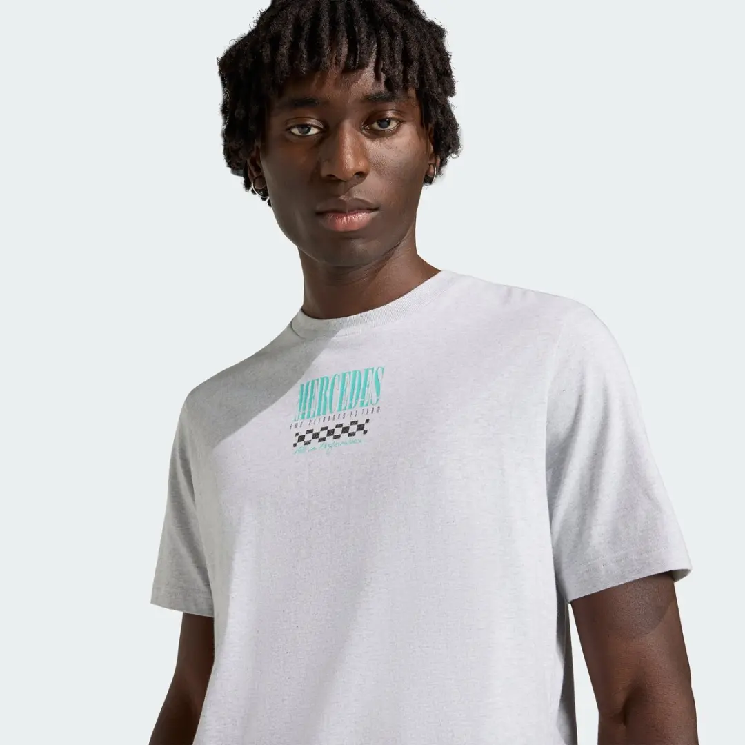adidas Performance AMG Petronas F1 Team T-Shirt - Grijs - XXL