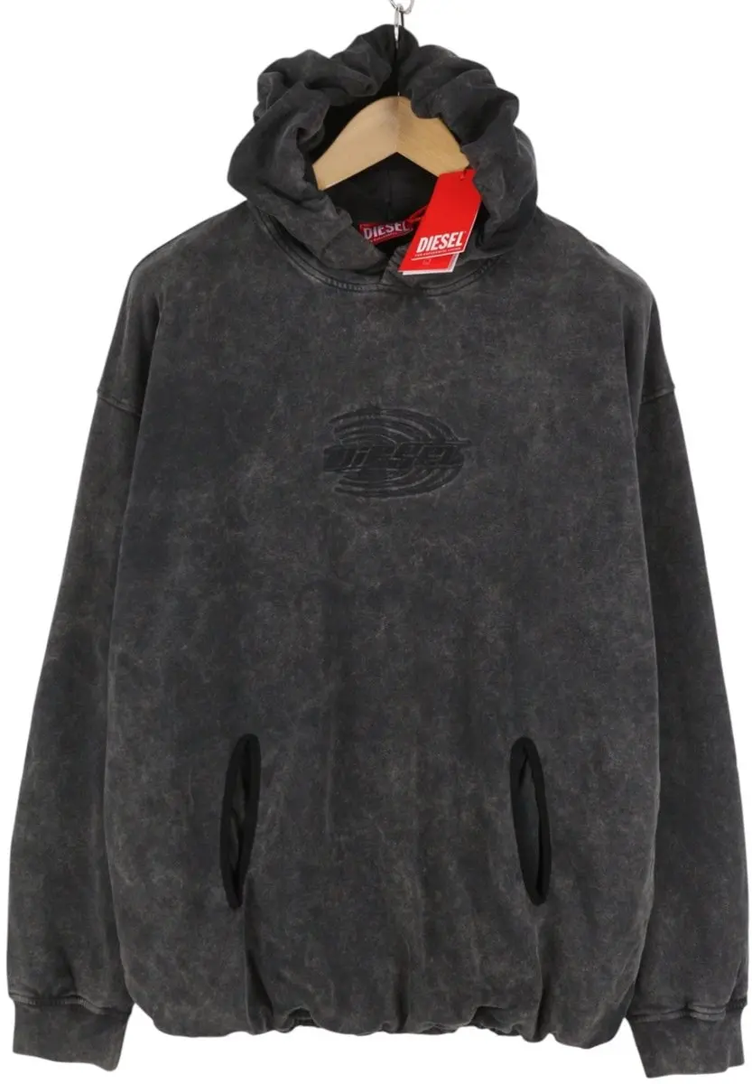 Diesel S-boxstic-hood Heren Hoodie - M - Grijs