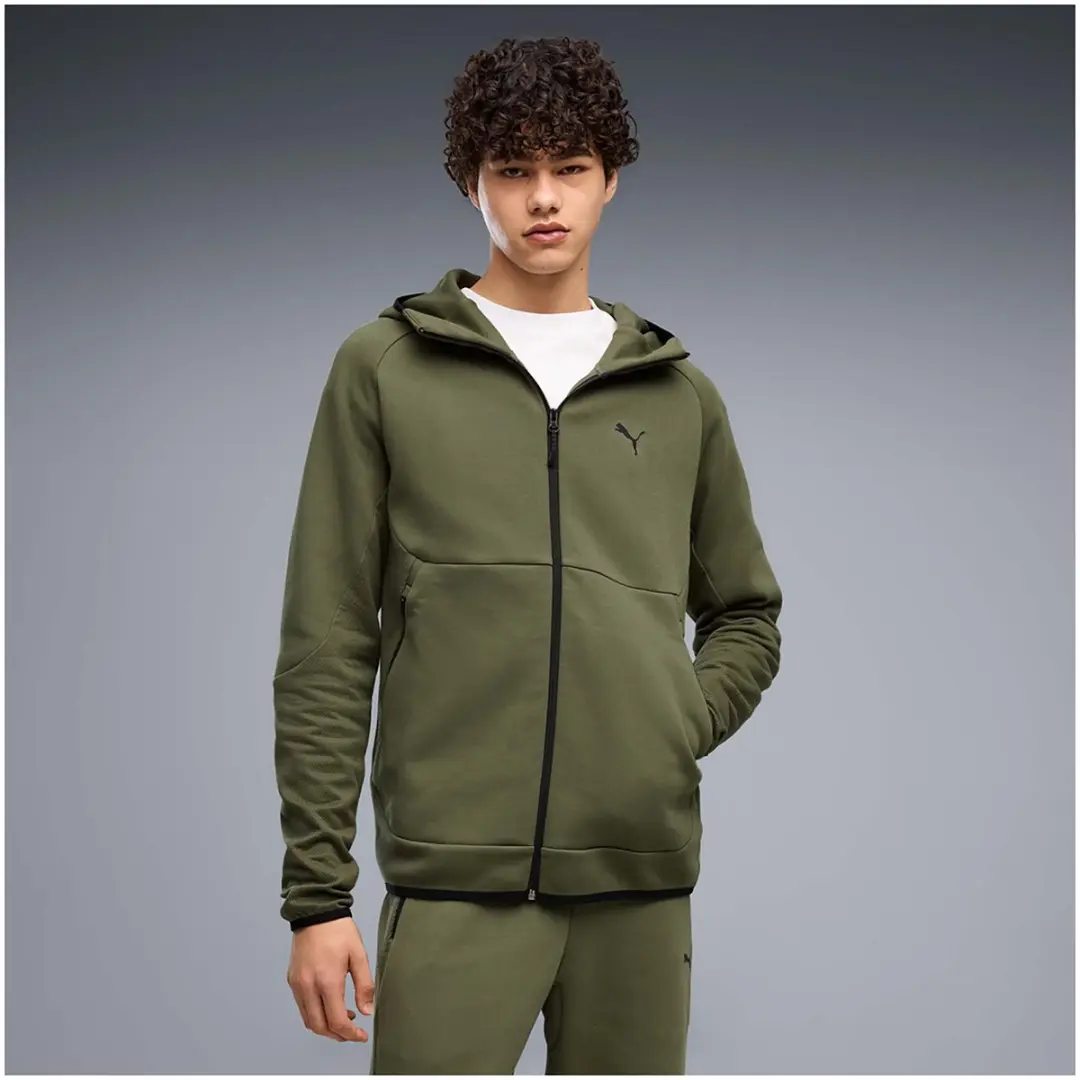 PUMA Pumatech Slim Elevated Full-Zip Hoodie - Groen S