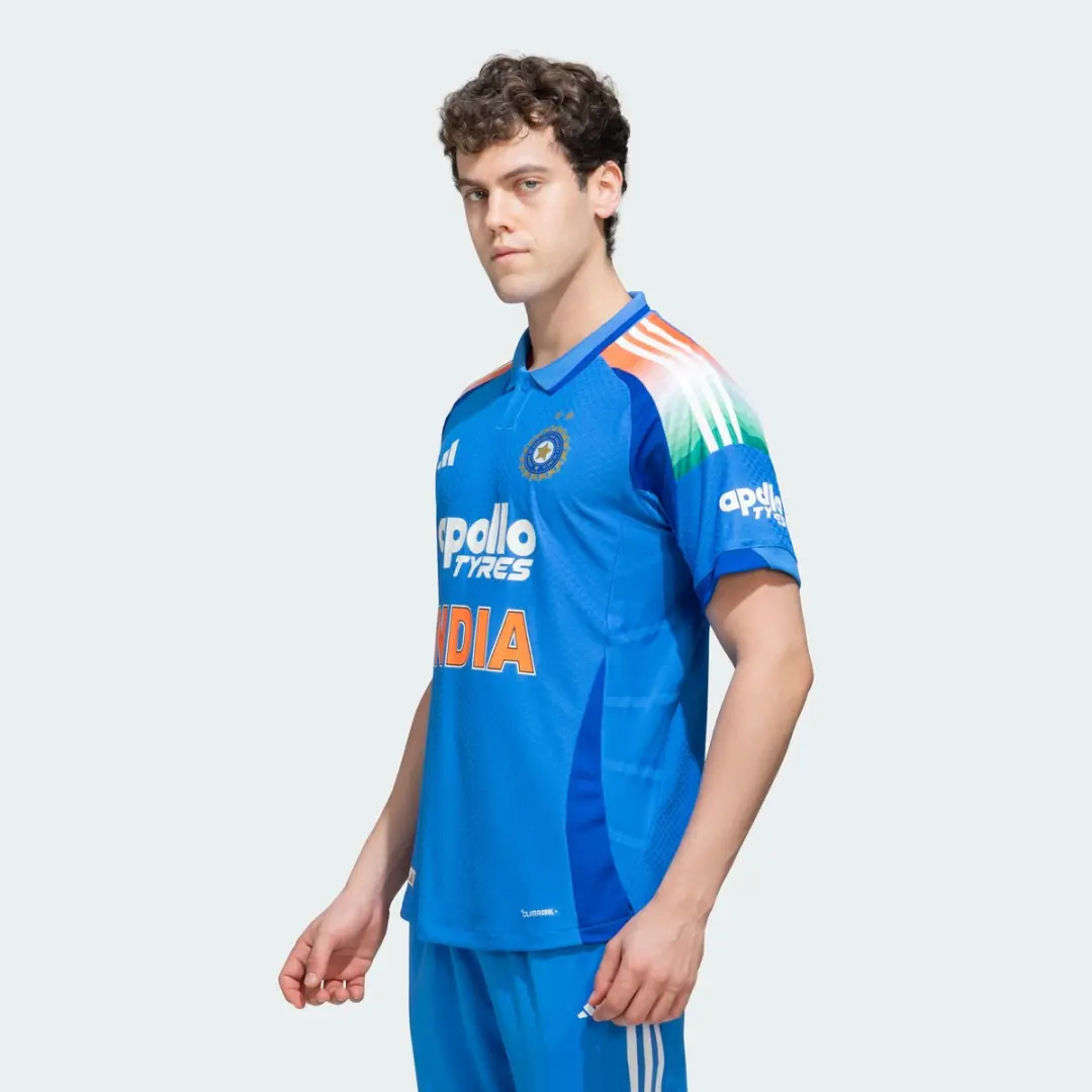 Adidas Performance India Odi Cricketshirt M - Blauw XXL