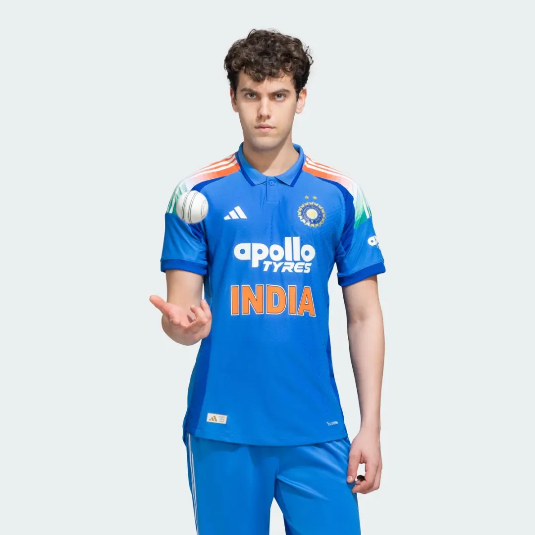 Adidas Performance India Odi Cricketshirt M - Blauw XXL