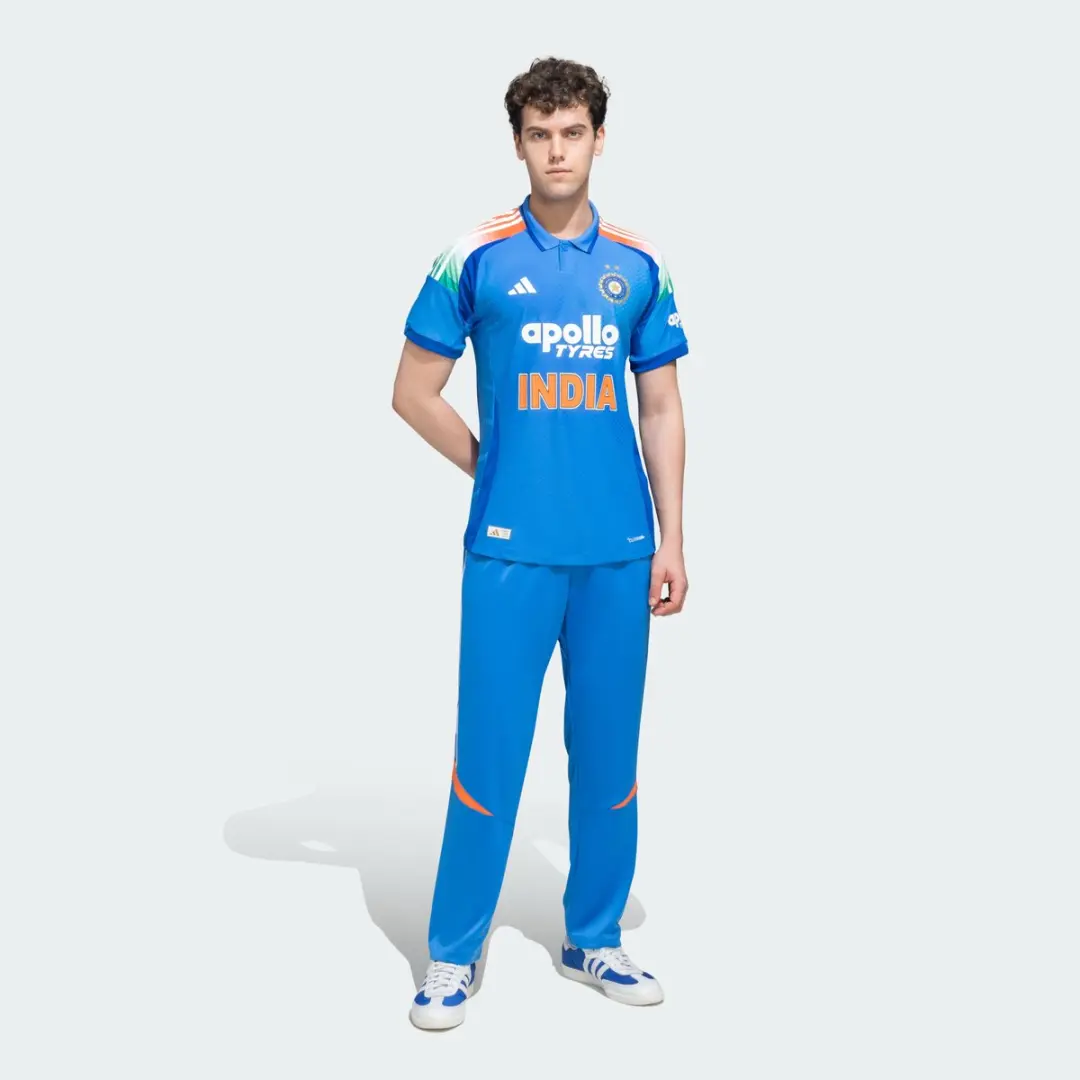 Adidas Performance India Odi Cricketshirt M - Blauw XXL