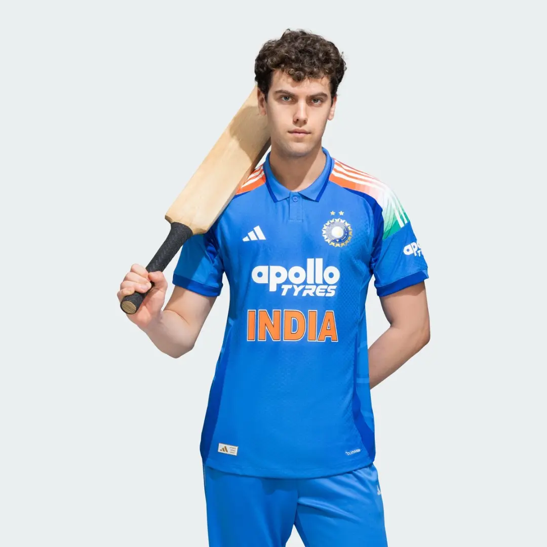 Adidas Performance India Odi Cricketshirt M - Blauw XXL