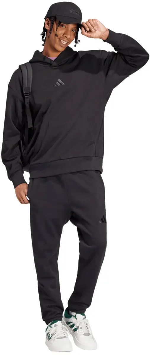 adidas ALL SZN Fleecetrui Heren - Zwart M