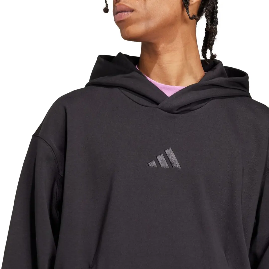 adidas ALL SZN Fleecetrui Heren - Zwart M