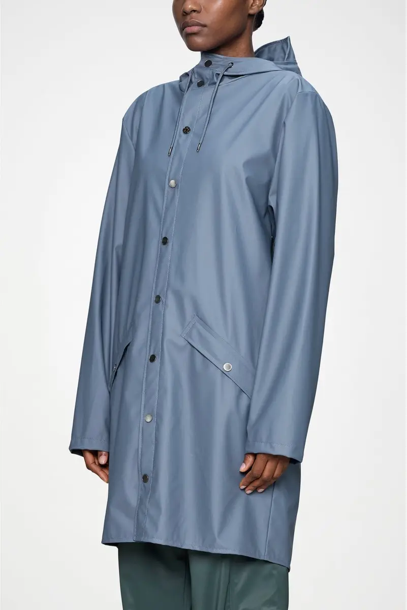 Rains Lange Jas - Herfst - Blauw - afbeelding 6 van 6