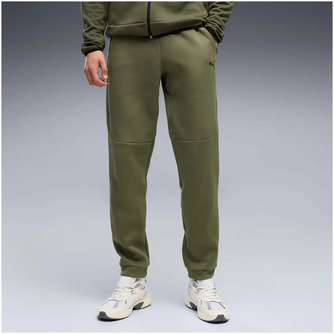 PUMA Pumatech Elevated Heren Joggingbroek - Maat L - Groen