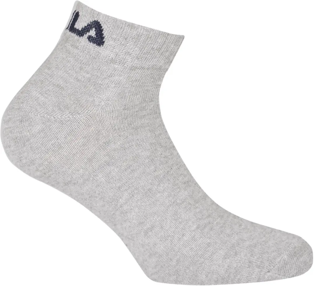 Fila Ankle Socks 3-Pack - Grijs - 43-46