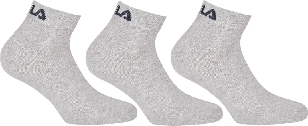 Fila Ankle Socks 3-Pack - Grijs - 43-46