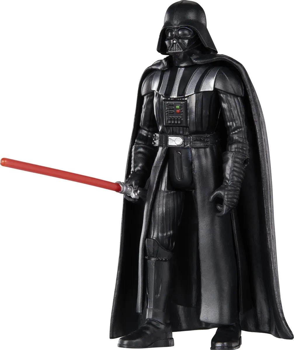 Star Wars Darth Vader Figuur 10cm - Zwart/Rood - afbeelding 3 van 6