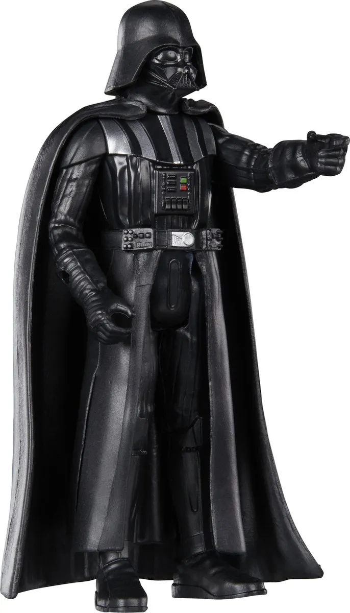Star Wars Darth Vader Figuur 10cm - Zwart/Rood - afbeelding 6 van 6