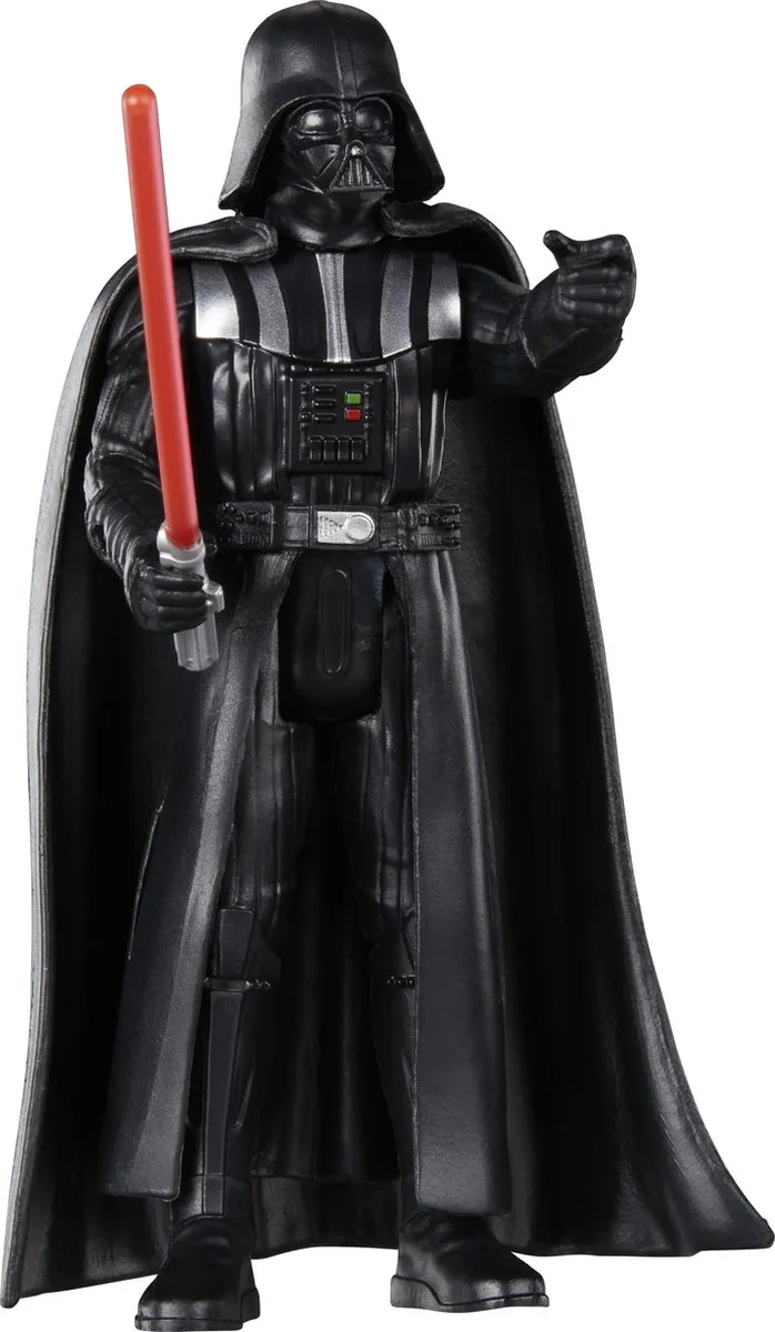 Star Wars Darth Vader Figuur 10cm - Zwart/Rood - afbeelding 5 van 6