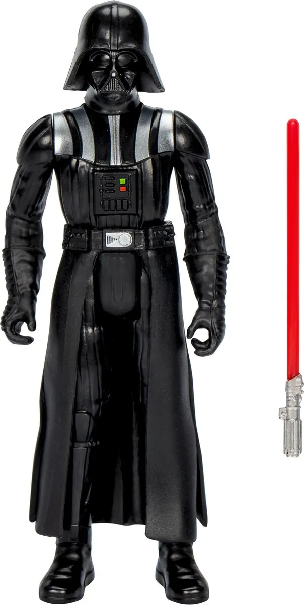 Star Wars Darth Vader Figuur 10cm - Zwart/Rood - afbeelding 2 van 6