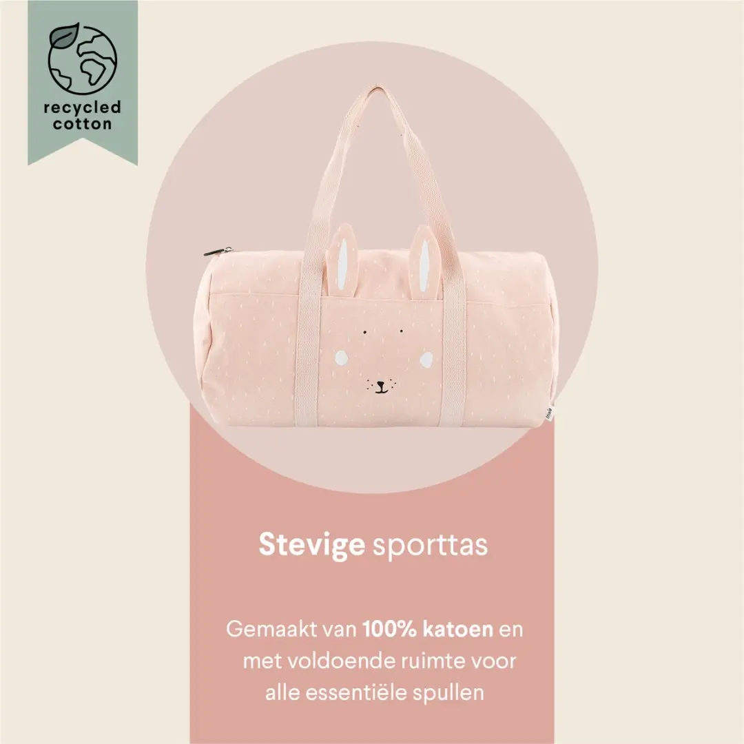Trixie Mrs. Rabbit Weekend Bag - 6 Vakken - Roze