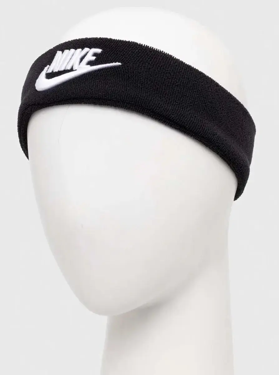 Nike Classic Hoofdband Breed Terry - Zwart