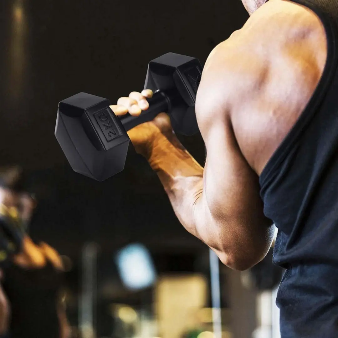 XQMax Dumbbell 2kg - 2 Stuks Zwart