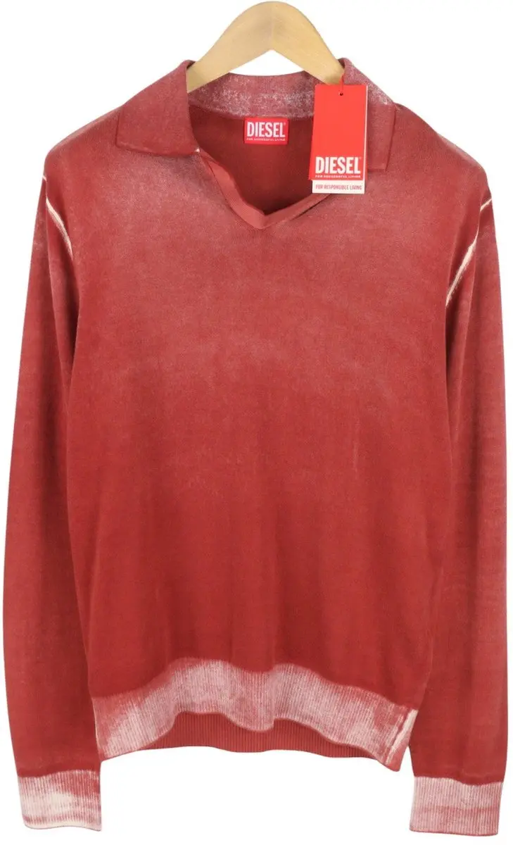 Diesel K-Lorenzo Polo - Rood Vervaagd - L