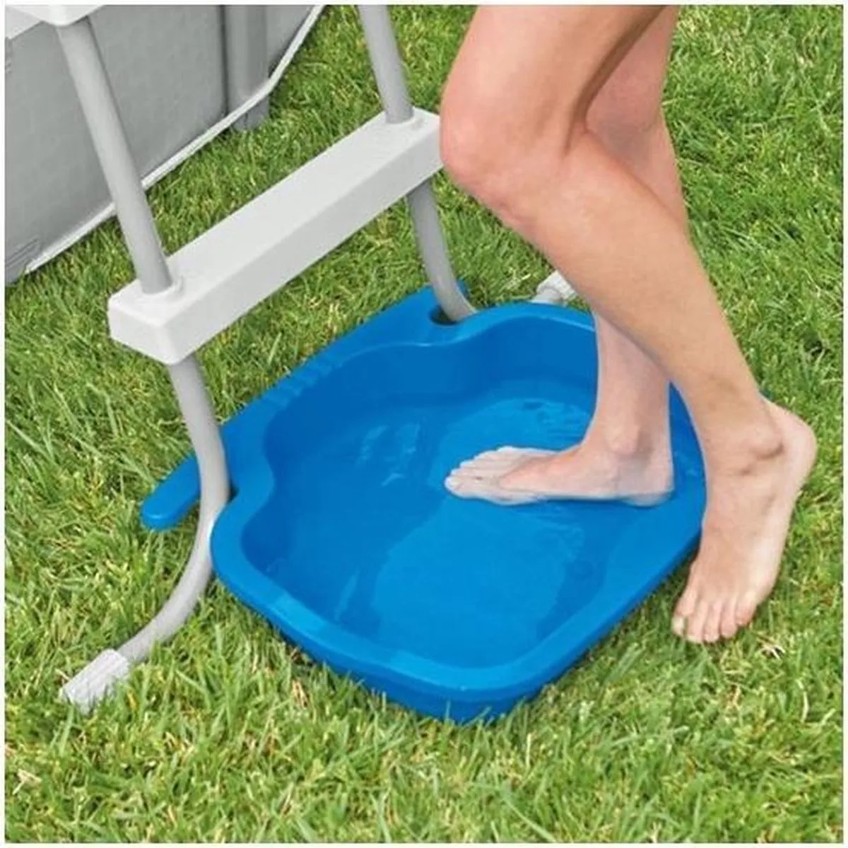 Intex Voetbadje 56x46x9cm - Blauw
