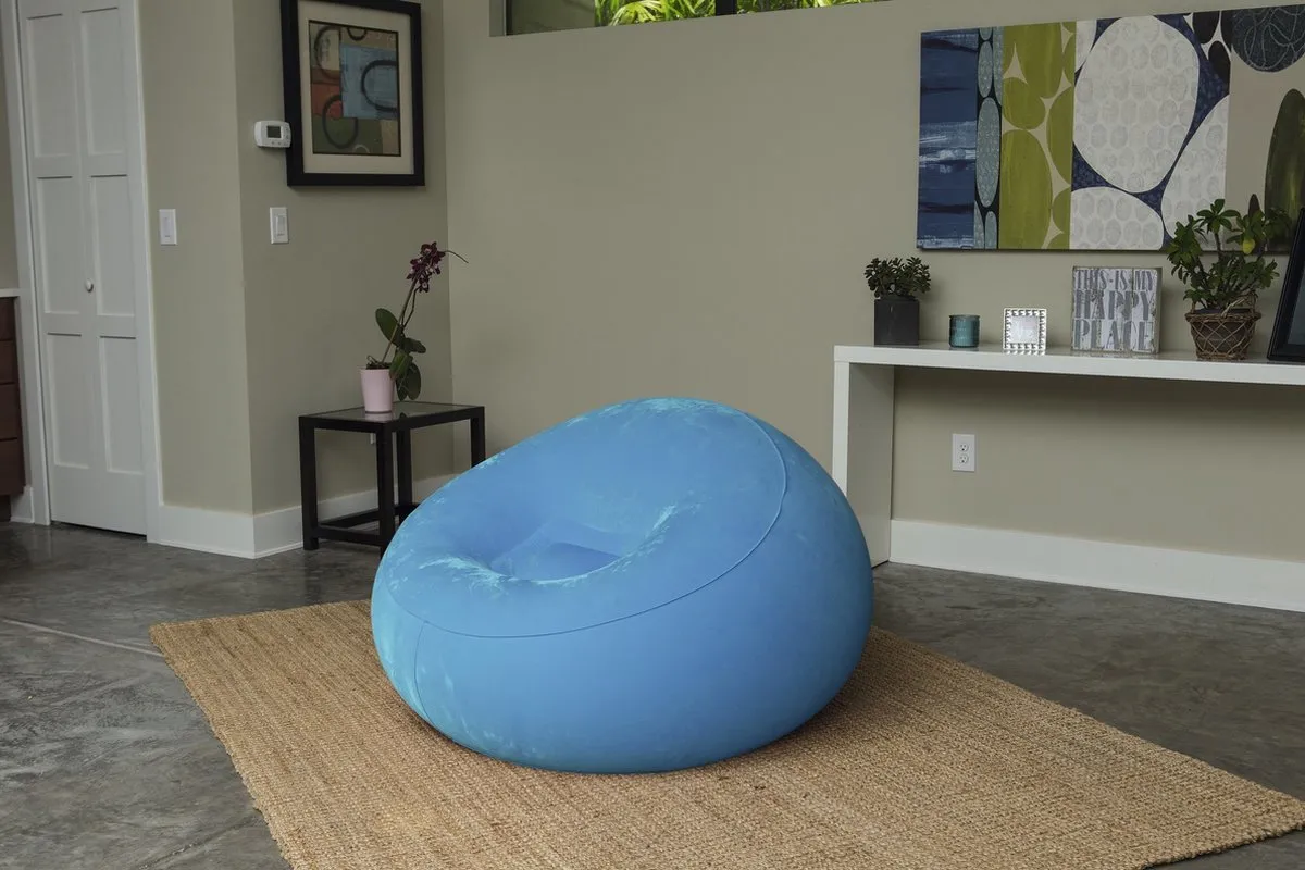 Bestway Lounge Stoel Inflate-A-Chair - Blauw/Rood/Violet