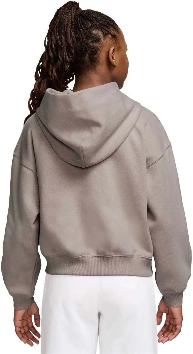 Nike Sportswear Studio Fleece Oversized Full-Zip Hoodie - Ecru
