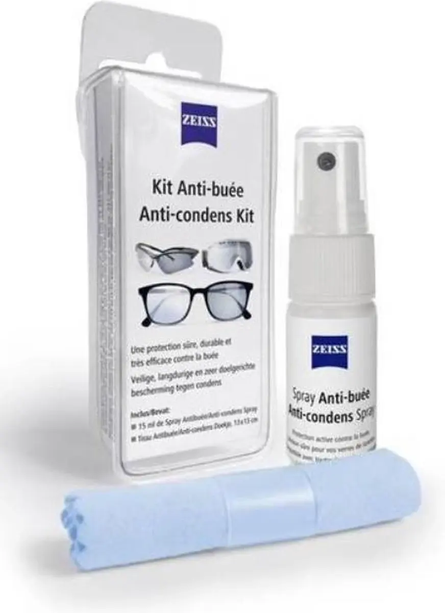 Zeiss Anti-condens Kit - 15ml Spray + Doekje