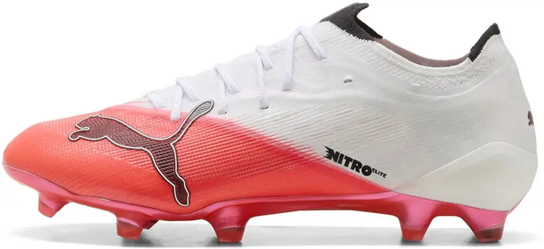 PUMA Ultra Nitro 7 FG Voetbalschoenen - Rood/Wit - EU 46