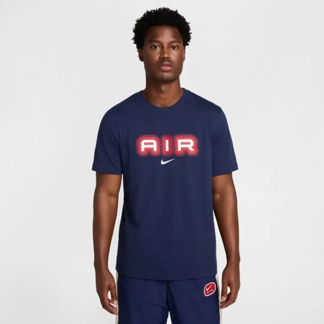 Nike Streatwear Air Graphic T-shirt Heren - M - Donkerblauw