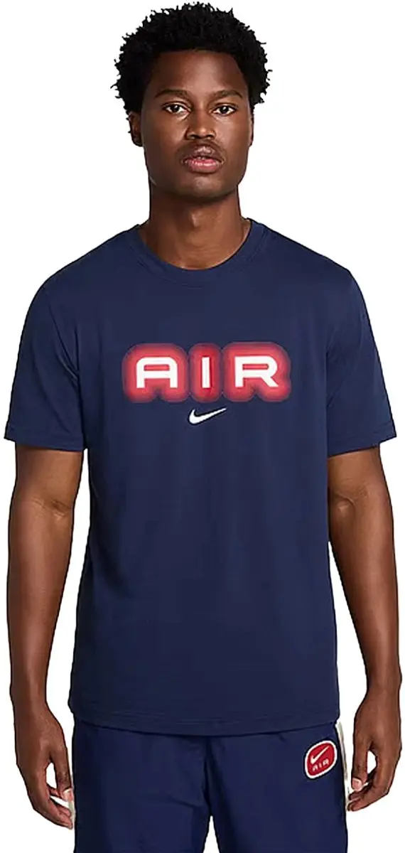 Nike Streatwear Air Graphic T-shirt Heren - M - Donkerblauw