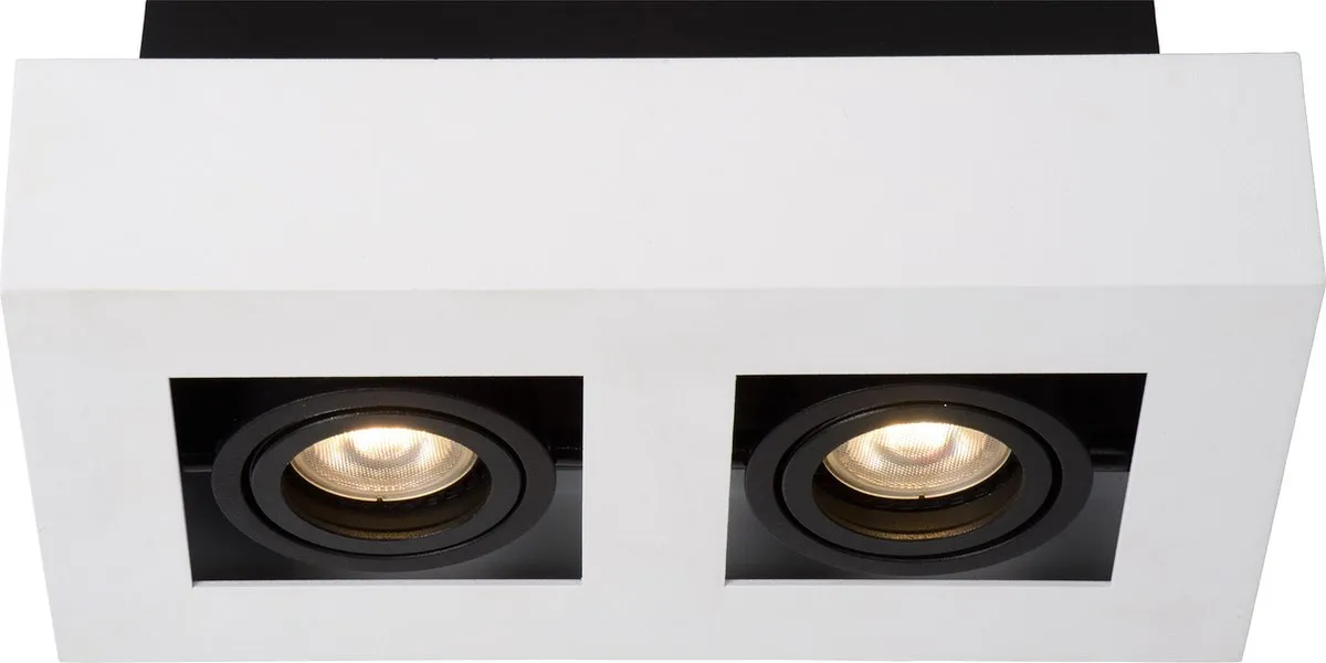 Lucide XIRAX Plafondspot LED Dim to Warm 2x5W - Wit