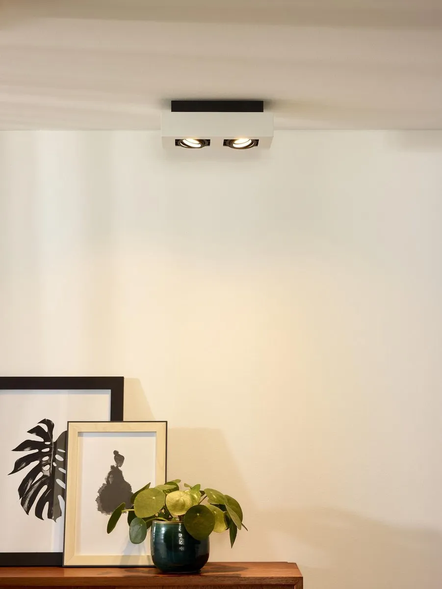 Lucide XIRAX Plafondspot LED Dim to Warm 2x5W - Wit
