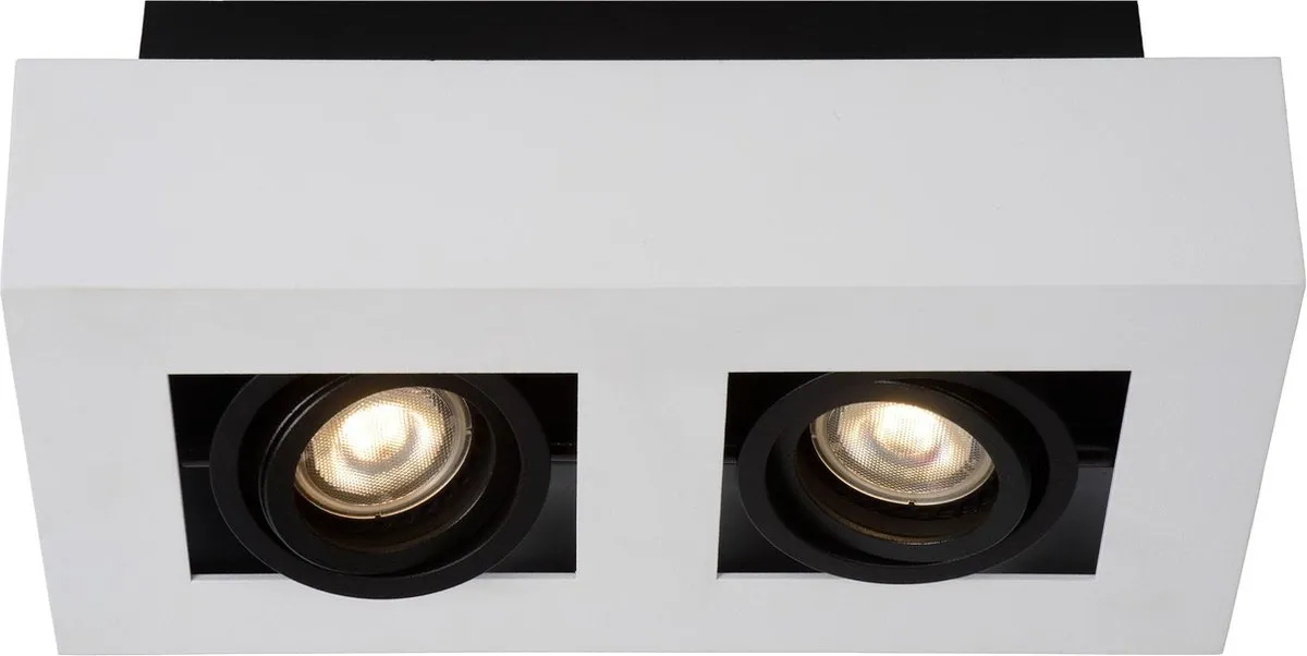 Lucide XIRAX Plafondspot LED Dim to Warm 2x5W - Wit
