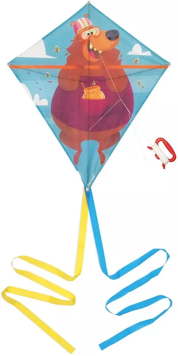 Janod Applepop Vlieger Beer - 1 Lijn - Vanaf 5 jaar - afbeelding 3 van 6