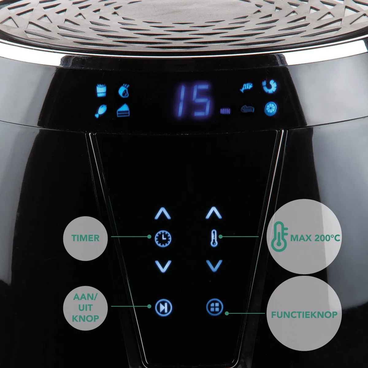 Domo DO532FR Airfryer XL - 1500W - 4L - Zwart