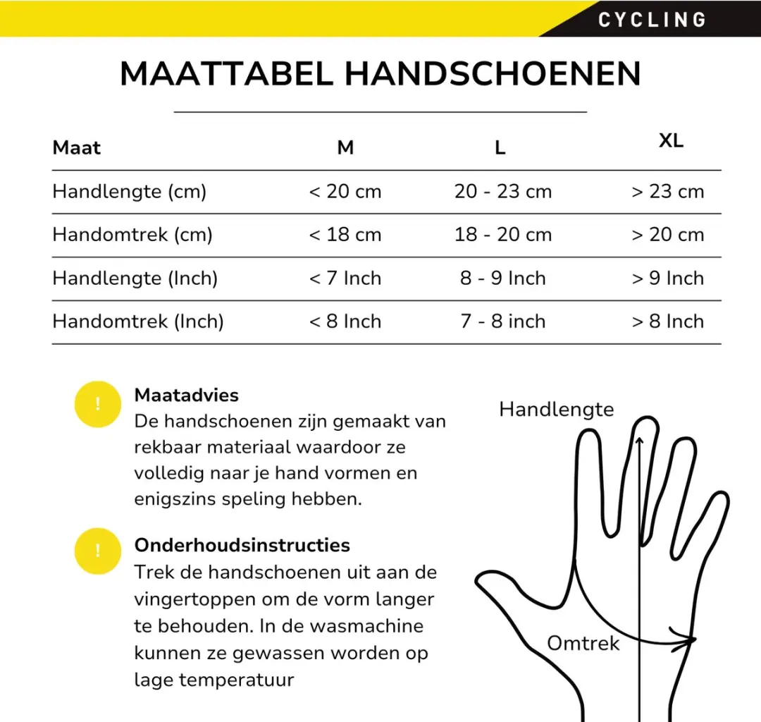 Dunlop Fietshandschoenen XL - Touchscreen - Zwart